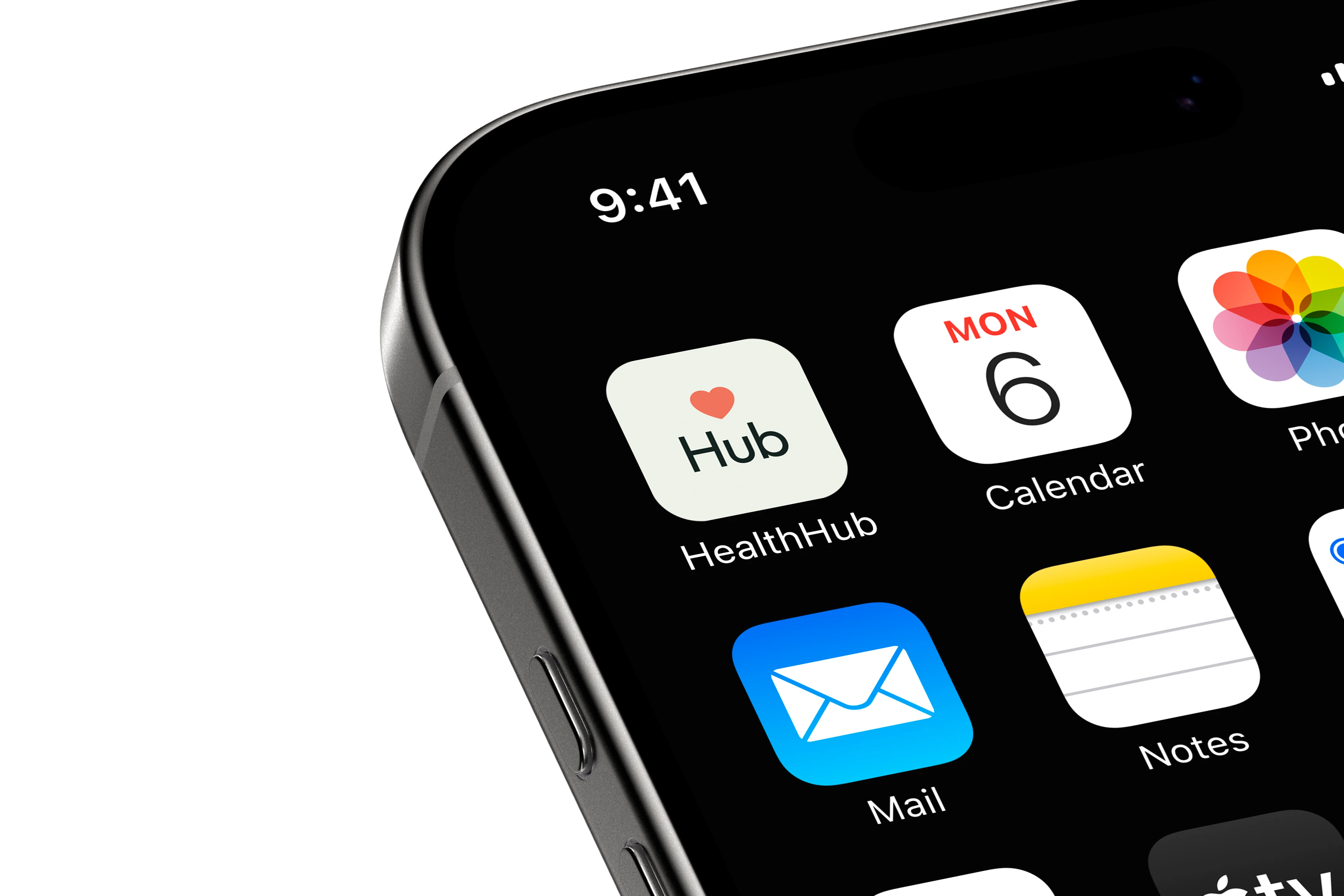 Иконка HealthHub на главном экране телефона